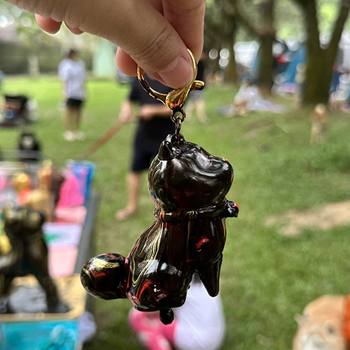 [開箱分享]8號｜經典黑金紅｜流體吊飾