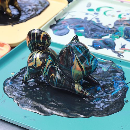 [開箱分享]18號｜孔雀藍の點綴｜流體趴姿