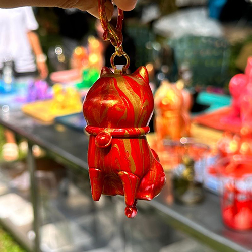 [開箱分享]6號｜鋼鐵叮噹柴｜流體吊飾