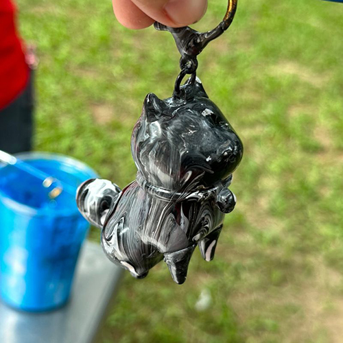 [開箱分享]14號｜陰陽叮噹柴｜流體吊飾