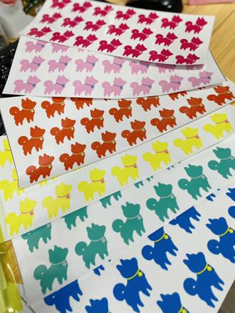 柴犬大學叮噹狗轉印貼(隨機出貨)   