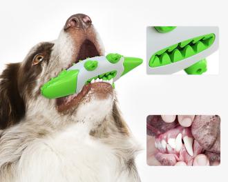 耐咬潔牙玩具-鱷魚          