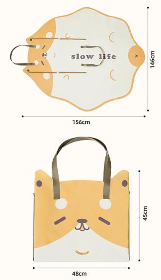 柴犬多功能野餐墊  
