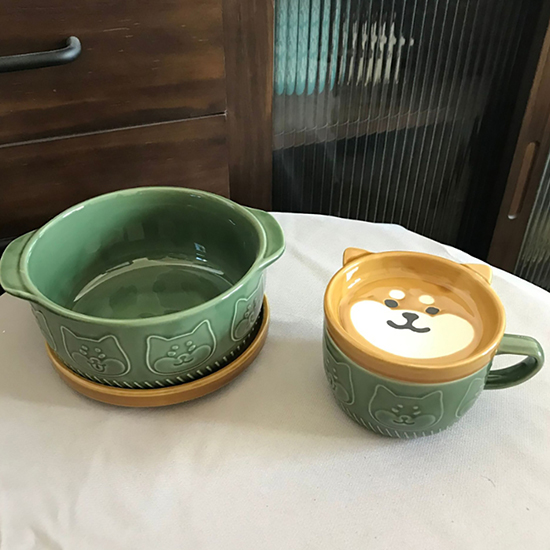 [品牌活動](測試) #柴粉必備💝日式浮雕柴犬碗蓋組