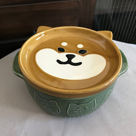 [品牌活動](測試) #柴粉必備💝日式浮雕柴犬碗蓋組