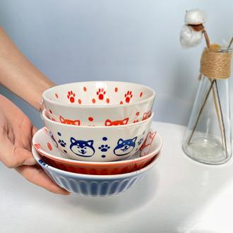 日式柴犬陶瓷碗盤      