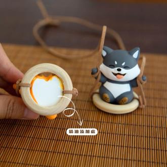 柴犬大學 鞦韆柴柴擴香石組 香氛擴香石 車內香氛 室內香氛  