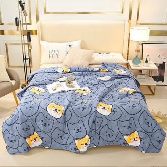 蘆薈棉柴犬空調被           