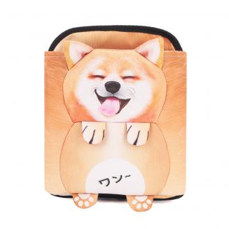 柴犬掛式汽車座椅後背置物收納袋     