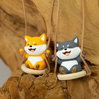 柴犬大學 鞦韆柴柴擴香石組 香氛擴香石 車內香氛 室內香氛  