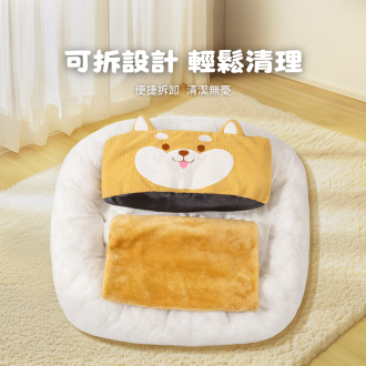 柴犬造型暖暖窩     