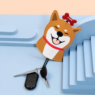 笑瞇瞇柴犬鑰匙收納包    