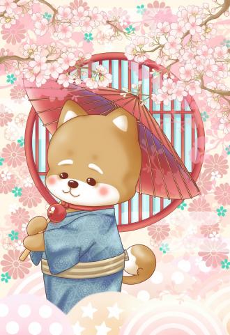 Shibaniki重磅棉麻日系門簾      