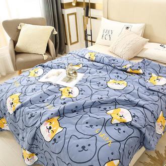 蘆薈棉柴犬空調被           